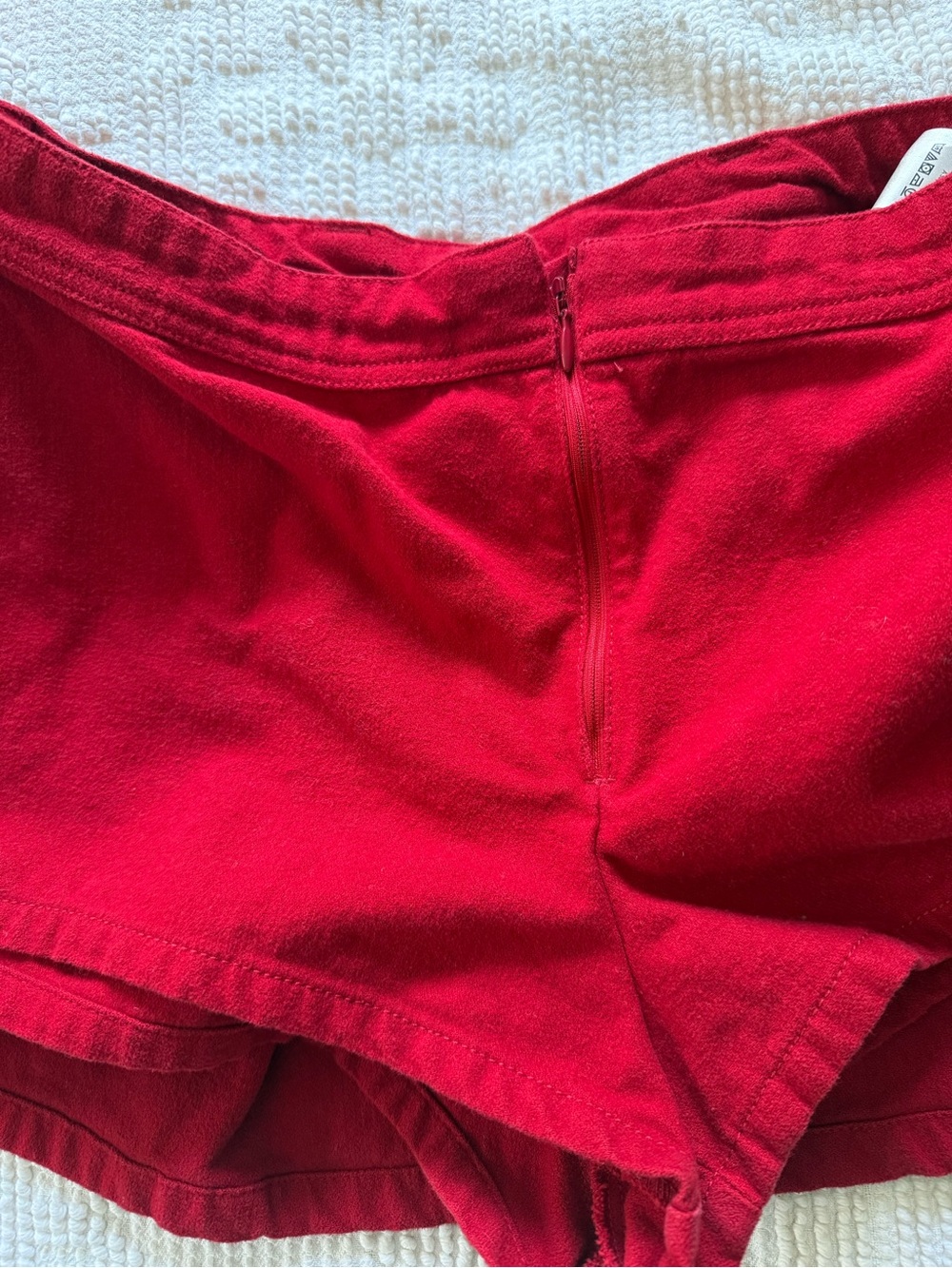 Free People Micro Skort Red Salsa Women’s Size 4 - Picture 4 of 9
